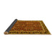 Sideview of Persian Yellow Traditional Rug, tr4003yw