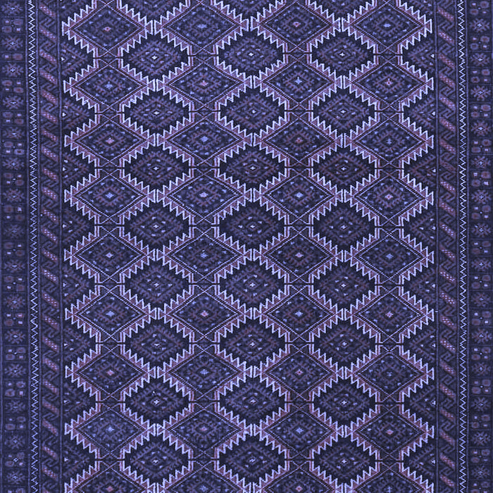 Machine Washable Persian Blue Traditional Rug, wshtr4004blu
