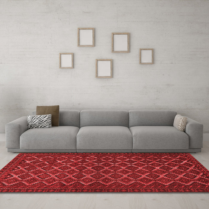 Traditional Red Washable Rugs