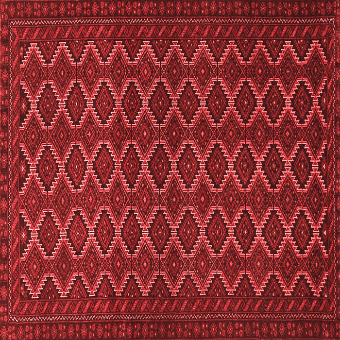 Machine Washable Persian Red Traditional Rug, wshtr4004red