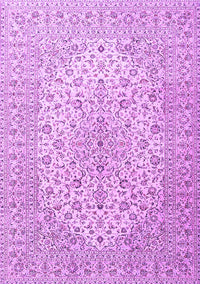 Medallion Purple Traditional Rug, tr4005pur