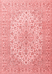 Medallion Red Traditional Rug, tr4005red