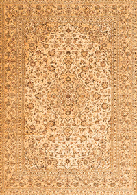 Medallion Orange Traditional Rug, tr4005org