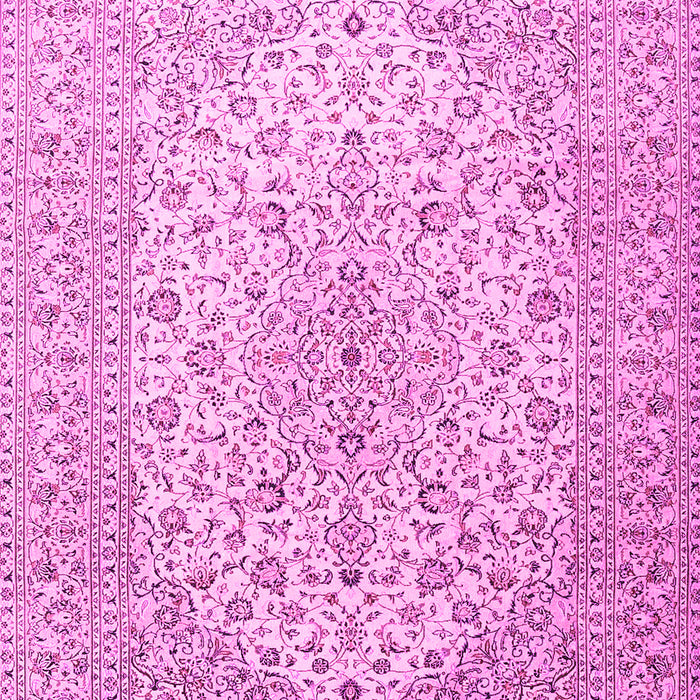 Medallion Pink Traditional Rug, tr4005pnk