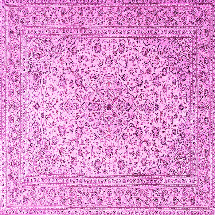 Square Medallion Pink Traditional Rug, tr4005pnk