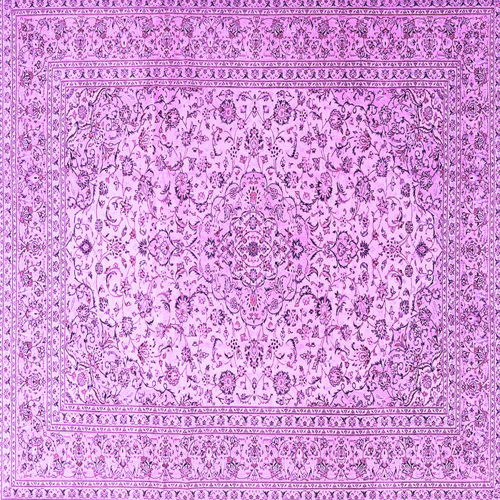 Square Medallion Purple Traditional Rug, tr4005pur