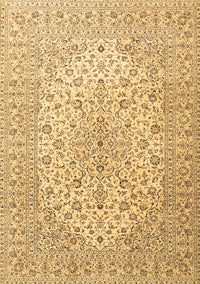 Medallion Brown Traditional Rug, tr4005brn