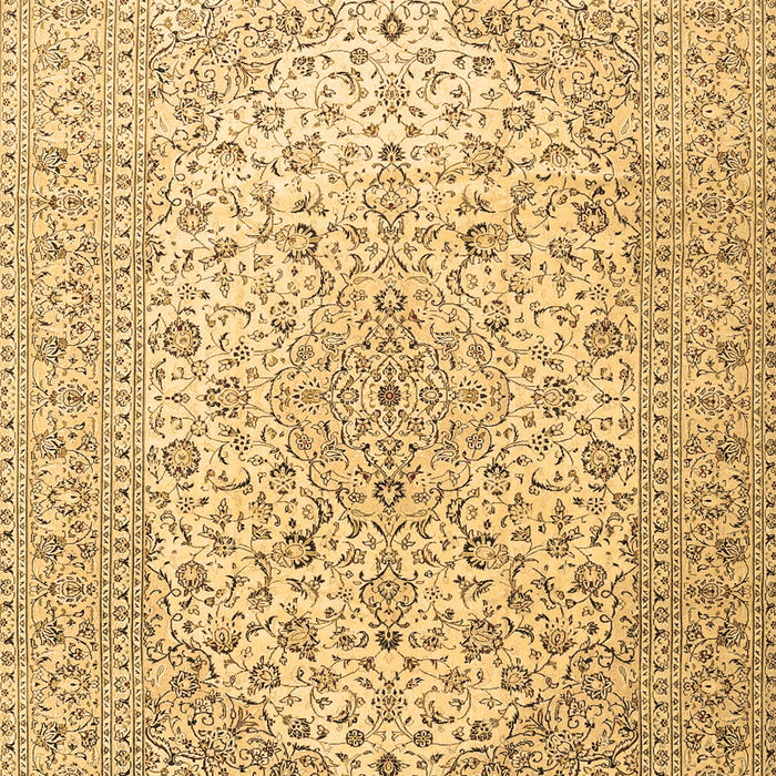 Medallion Brown Traditional Rug, tr4005brn