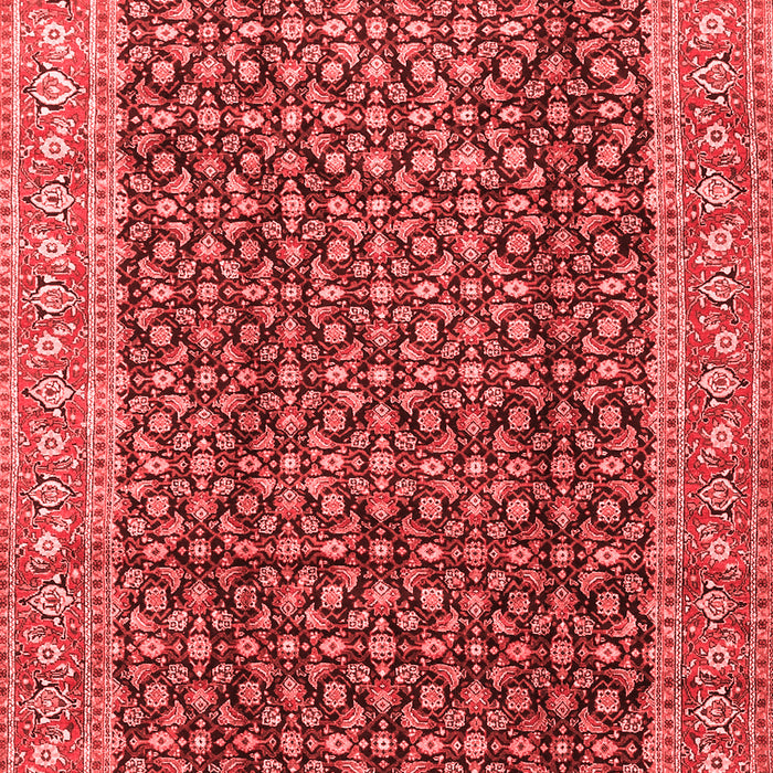 Machine Washable Persian Red Traditional Rug, wshtr4006red