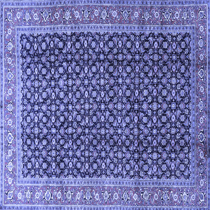 Square Persian Blue Traditional Rug, tr4006blu