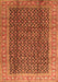 Persian Orange Traditional Rug, tr4006org