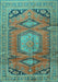 Persian Turquoise Traditional Rug, tr4007turq