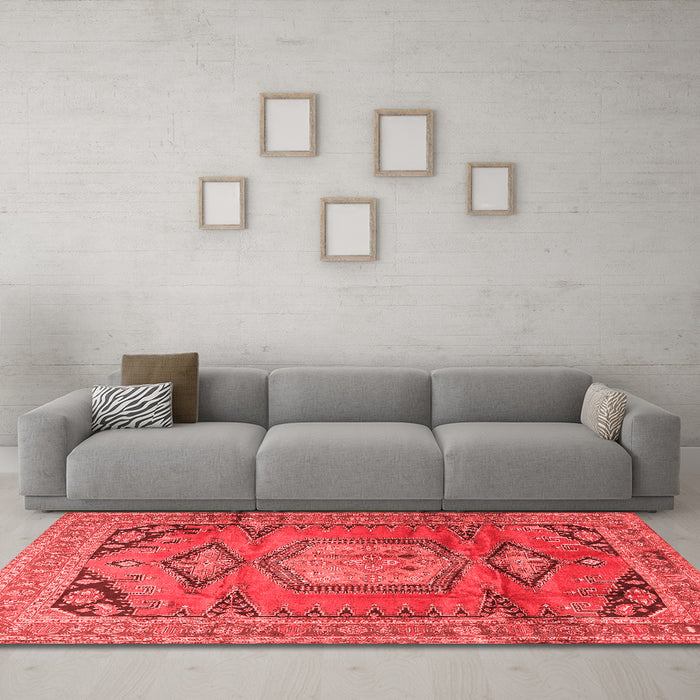 Traditional Red Washable Rugs
