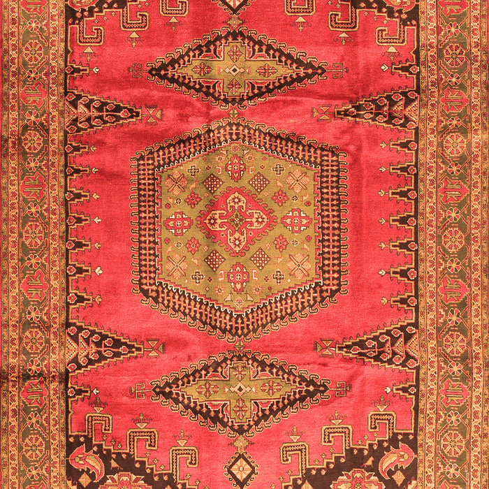 Persian Orange Traditional Rug, tr4007org