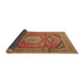 Sideview of Persian Brown Traditional Rug, tr4007brn