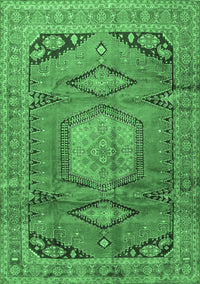 Persian Emerald Green Traditional Rug, tr4007emgrn