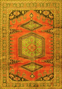 Persian Yellow Traditional Rug, tr4007yw