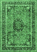 Medallion Emerald Green Traditional Rug, tr4008emgrn