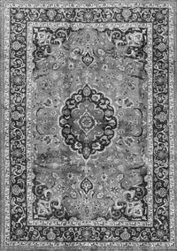 Medallion Gray Traditional Rug, tr4008gry