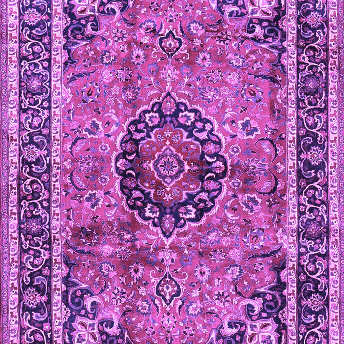 Medallion Purple Traditional Rug, tr4008pur