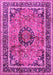 Medallion Pink Traditional Rug, tr4008pnk