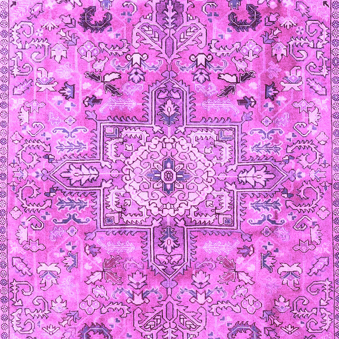 Machine Washable Persian Purple Traditional Area Rugs, wshtr4009pur