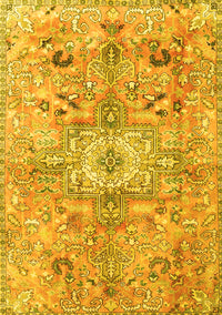 Persian Yellow Traditional Rug, tr4009yw