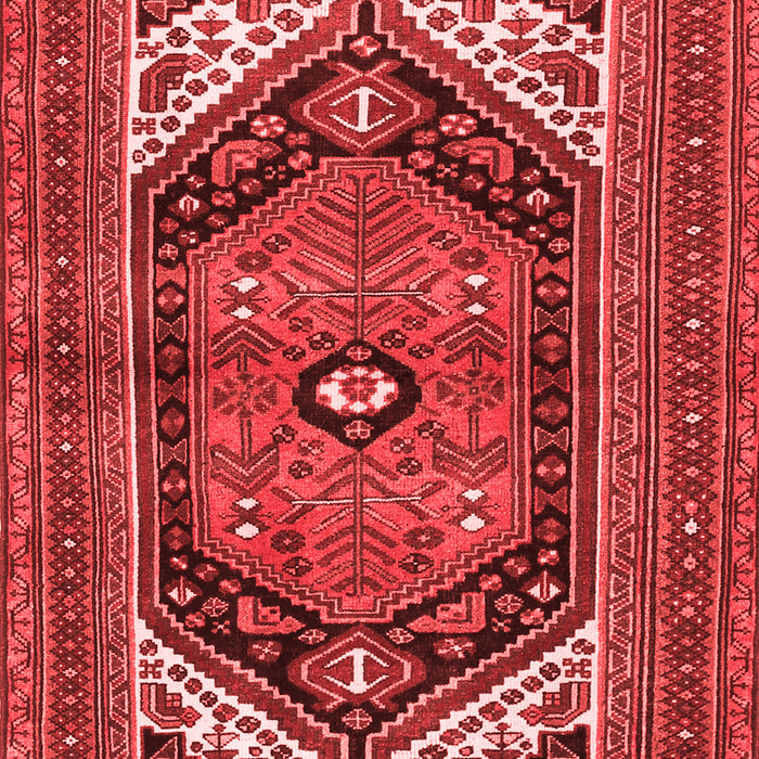 Machine Washable Persian Red Traditional Rug, wshtr400red