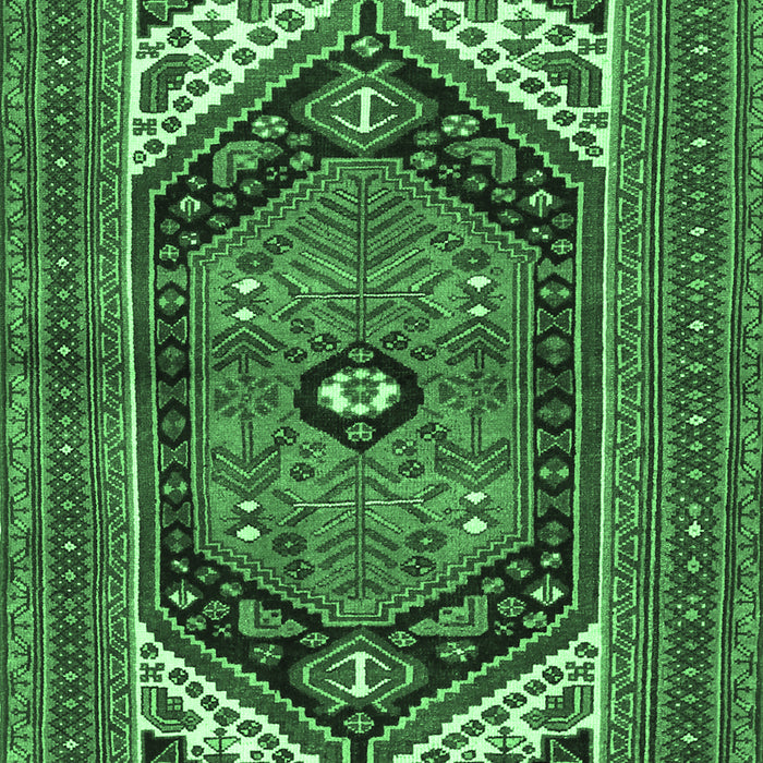 Persian Emerald Green Traditional Rug, tr400emgrn