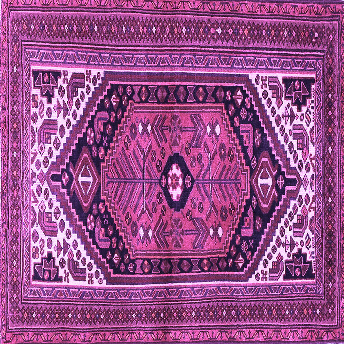 Square Persian Purple Traditional Rug, tr400pur