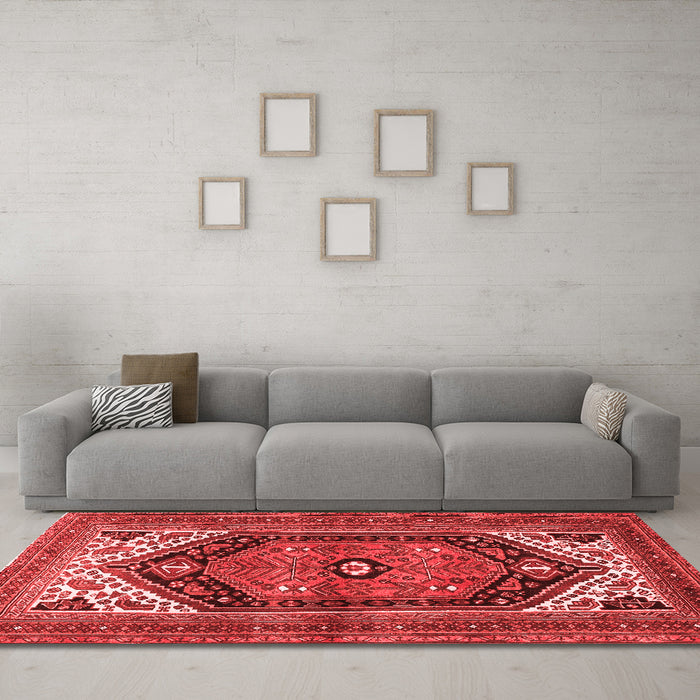 Traditional Red Washable Rugs