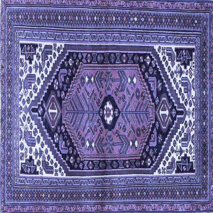 Square Persian Blue Traditional Rug, tr400blu