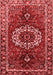 Medallion Red Traditional Area Rugs