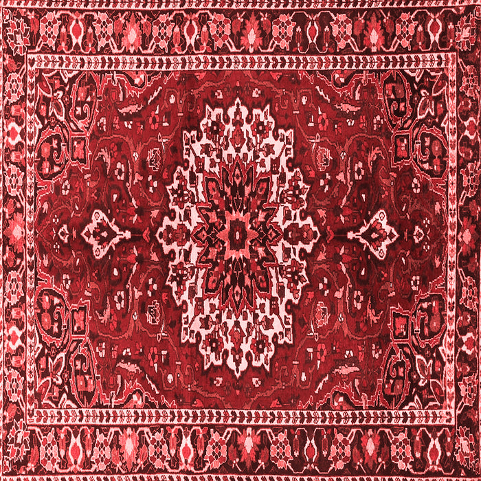 Medallion Red Traditional Rug, tr4010red