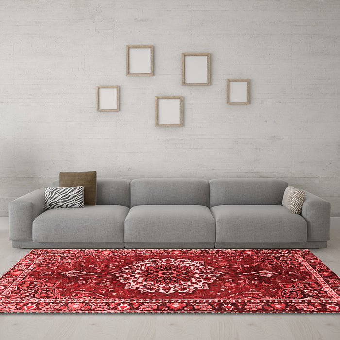 Traditional Red Washable Rugs