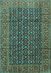 Persian Turquoise Traditional Rug, tr4011turq