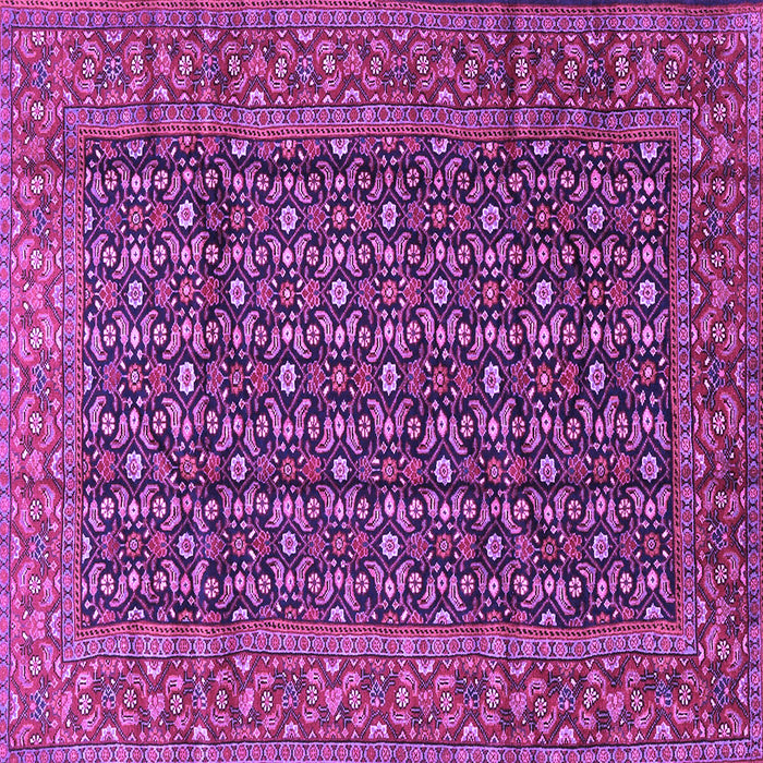 Square Persian Purple Traditional Rug, tr4011pur