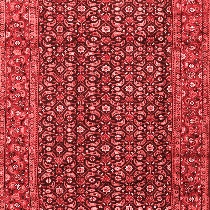Machine Washable Persian Red Traditional Rug, wshtr4011red