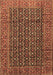 Machine Washable Persian Brown Traditional Rug, wshtr4011brn