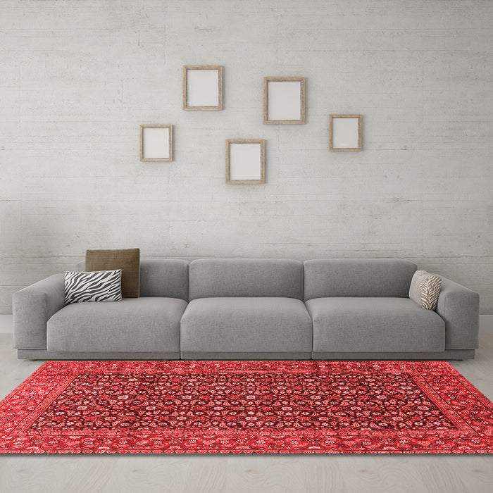 Traditional Red Washable Rugs