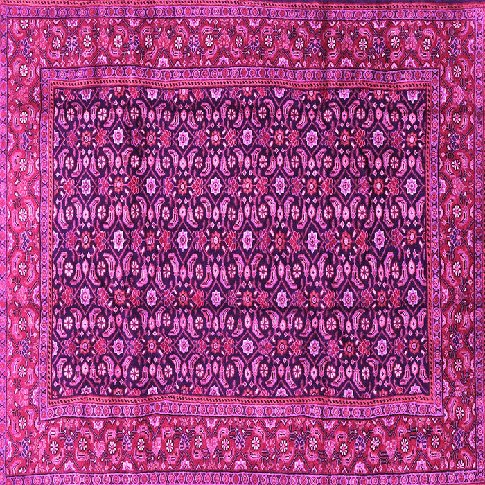 Square Persian Pink Traditional Rug, tr4011pnk