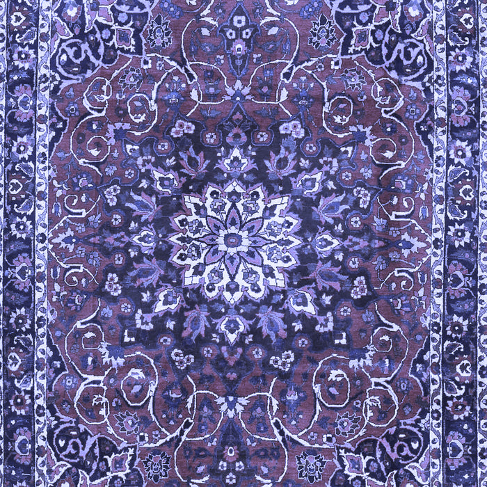 Medallion Blue Traditional Rug, tr4012blu