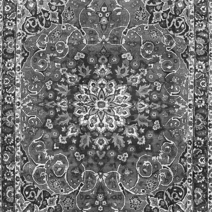 Medallion Gray Traditional Rug, tr4012gry