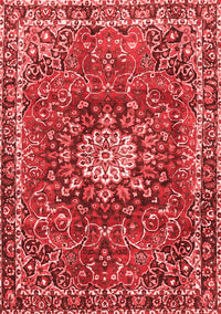 Medallion Red Traditional Rug, tr4012red