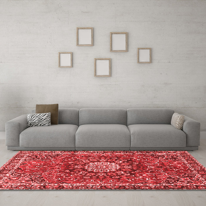 Traditional Red Washable Rugs