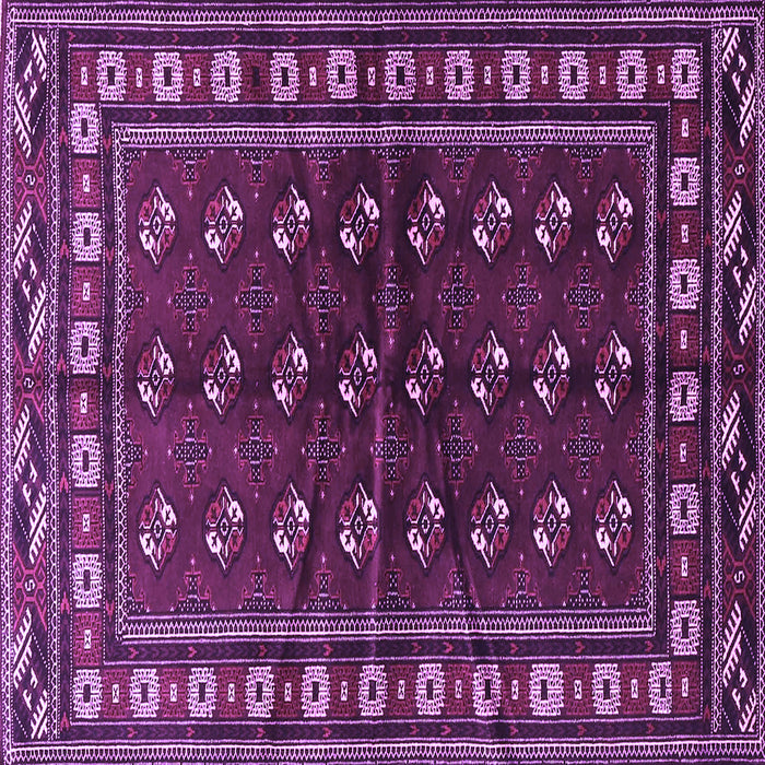 Square Persian Purple Traditional Rug, tr4013pur