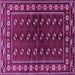 Square Persian Pink Traditional Rug, tr4013pnk