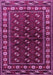 Machine Washable Persian Pink Traditional Rug, wshtr4013pnk