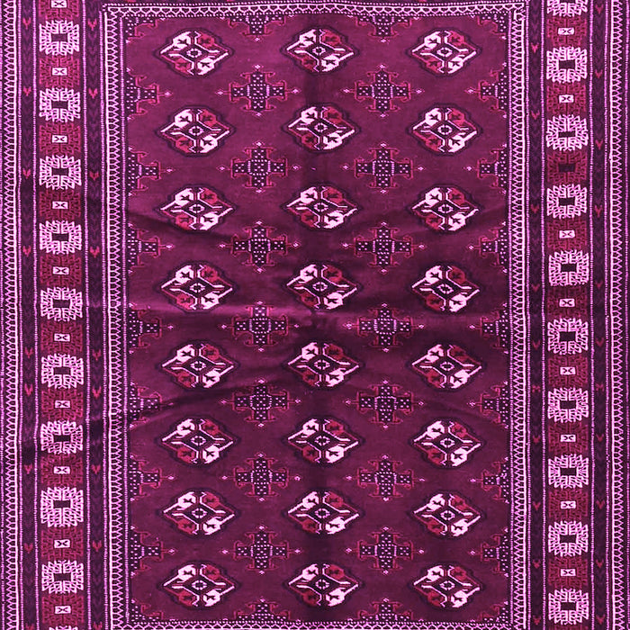 Machine Washable Persian Pink Traditional Rug, wshtr4013pnk