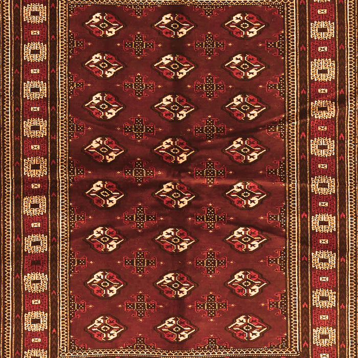 Persian Orange Traditional Rug, tr4013org